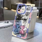 Korean Cartoon Stitch & Angel Phone Case